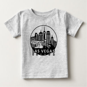 Las Vegas Nevada Skyline Baby T-Shirt