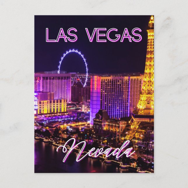 Las Vegas Nevada Skyline    Postcard (Front)