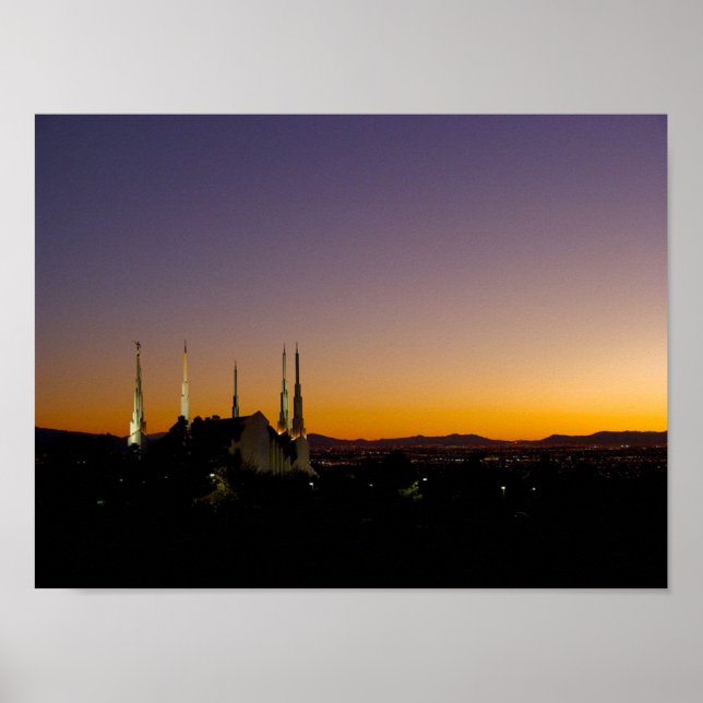 Las Vegas Nevada Temple Poster (Front)