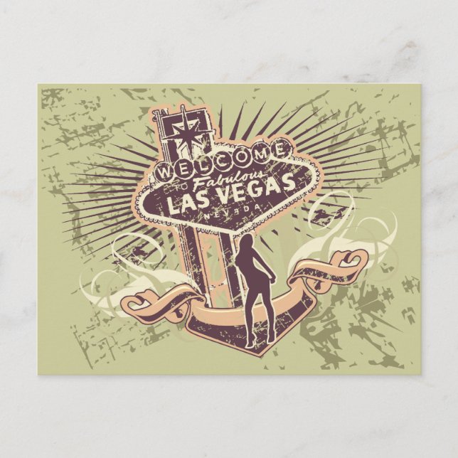 Las Vegas Nevada Tshirts and Gifts Postcard (Front)