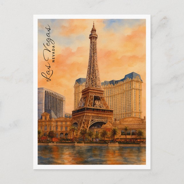 Las Vegas, Nevada | Vibrant USA Travel  Holiday Postcard (Front)