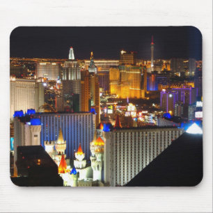 Las Vegas night time Mouse Pad