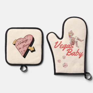 Las Vegas Oven Mitt & Pot Holder Set