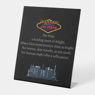 Las Vegas Pedestal Sign