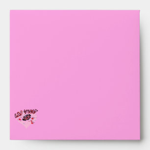 Las Vegas Pink Heart Envelopes