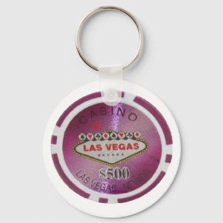 Las Vegas Poker Player Keychain