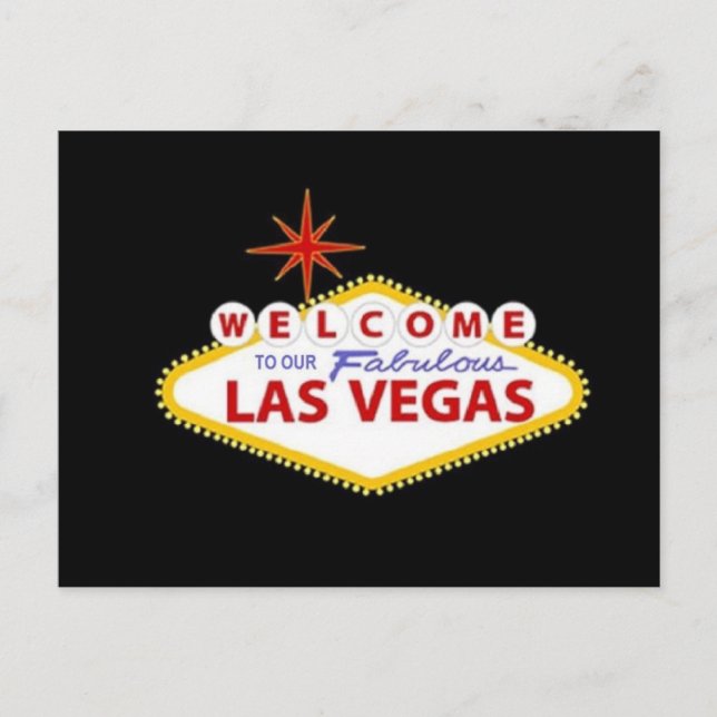 Las Vegas Postcard - Personalise your own! (Front)