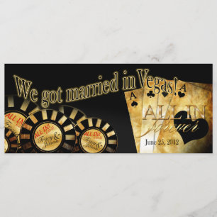 Las Vegas Reception (contact me to personalise 4u) Invitation