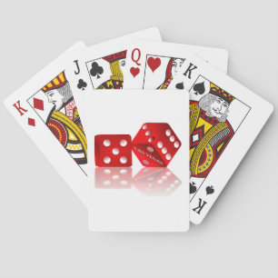 Las Vegas Red Dice Playing Cards