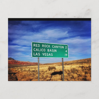 Las Vegas Red Rock Canyon Postcard