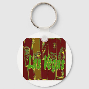 Las Vegas Retro Key Ring