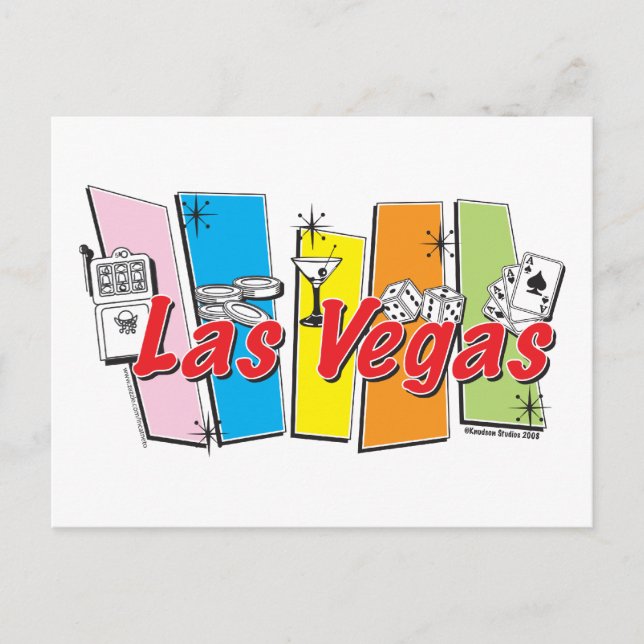 Las-Vegas-Retro Postcard (Front)