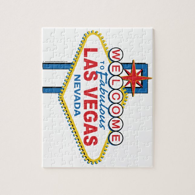 Las Vegas Retro Sign Jigsaw Puzzle (Vertical)
