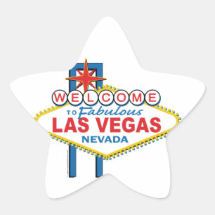 Las Vegas Retro Sign Star Sticker