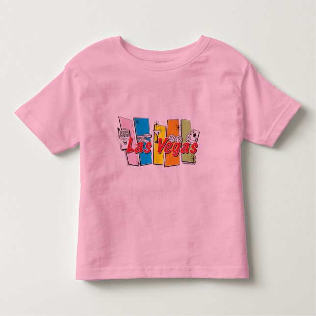 Las Vegas Retro Toddler T-Shirt (Front)