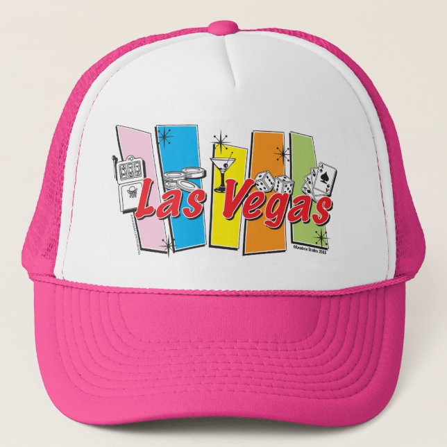 Las-Vegas-Retro Trucker Hat (Front)