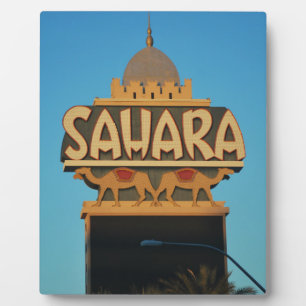 Las Vegas Sahara Casino Landmark Architecture Plaque