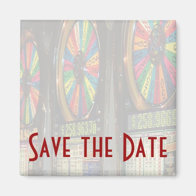 Las Vegas Save the Date Magnet (Front)