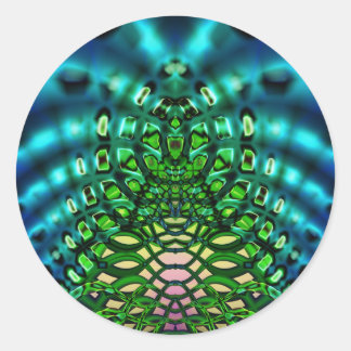 Las Vegas shell Classic Round Sticker