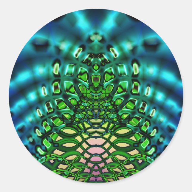 Las Vegas shell Classic Round Sticker (Front)