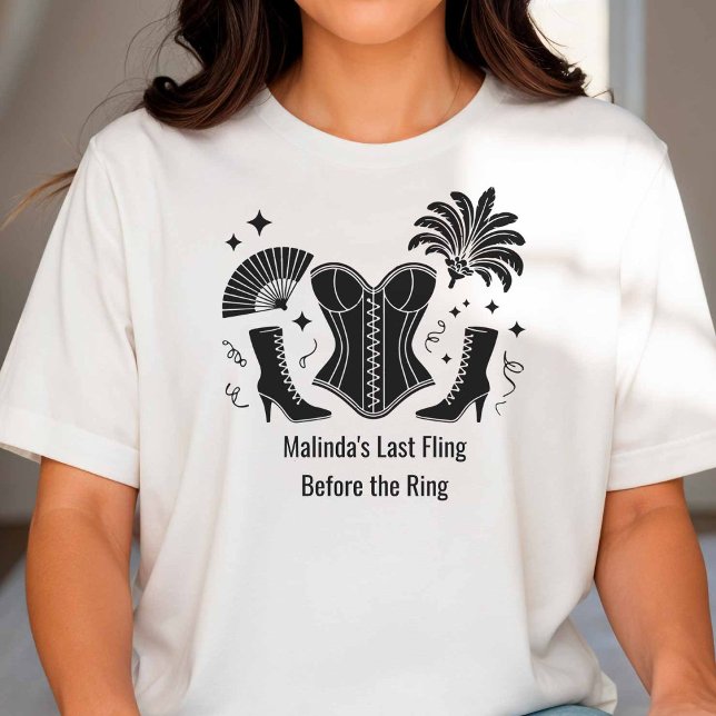 Las Vegas Showgirl Bridesmaid Bachelorette Party T-Shirt (Creator Uploaded)
