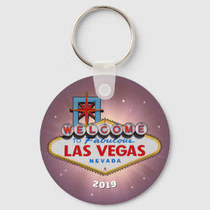 Las Vegas Sign (customisable) Key Ring