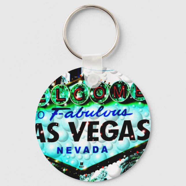 Las Vegas Sign Key Ring (Front)