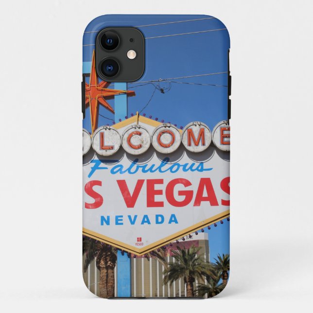 Las Vegas Sign Nevada Casino Gambling Landmark Case-Mate iPhone Case (Back)