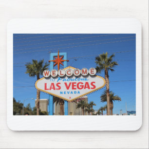 Las Vegas Sign Nevada Casino Gambling Landmark Mouse Pad