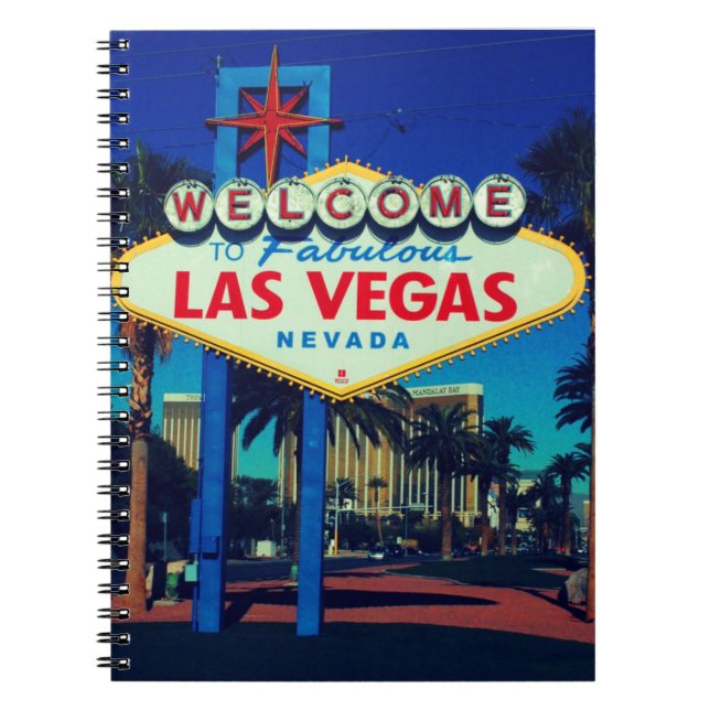 Las Vegas Sign Notebook (Front)