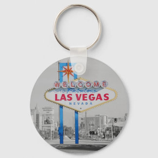 Las Vegas Sign Retro Keychain
