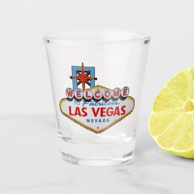 Las Vegas Sign Shot Glass (Front)