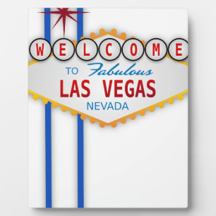 Las Vegas Sign Usa America Casino Gambling Games Plaque