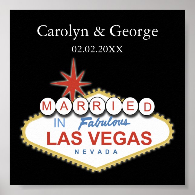 las vegas signboard poster (Front)