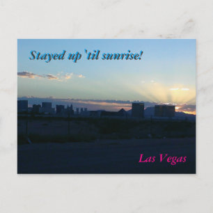 Las Vegas Silhouette - Post Card