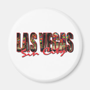 Las Vegas Sin City Magnet