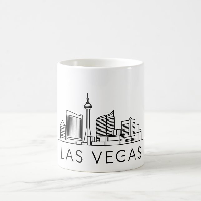 Las Vegas Skyline – Cityscape Design Coffee Mug (Center)