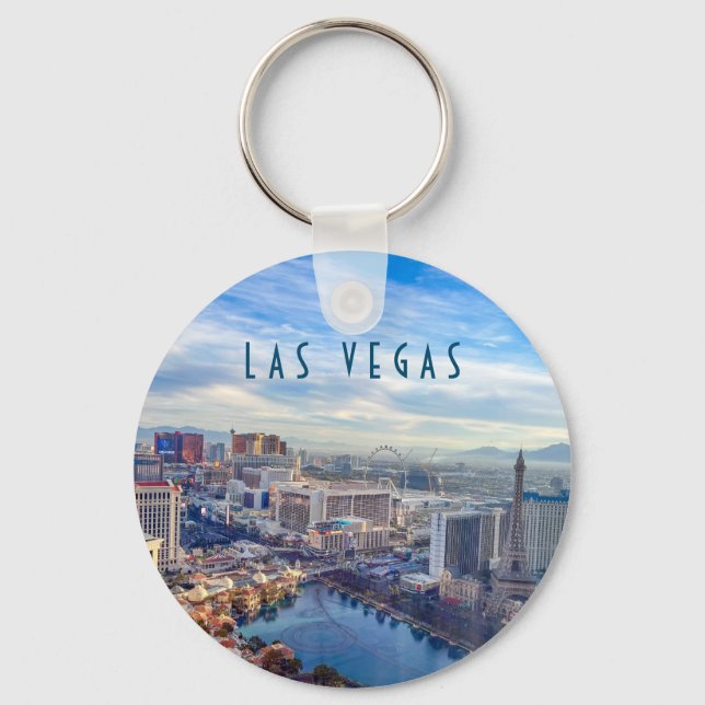 Las Vegas Skyline Keychain (Front)