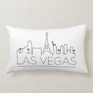 Las Vegas Skyline Lumbar Cushion