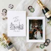 Las Vegas Skyline Photo Wedding