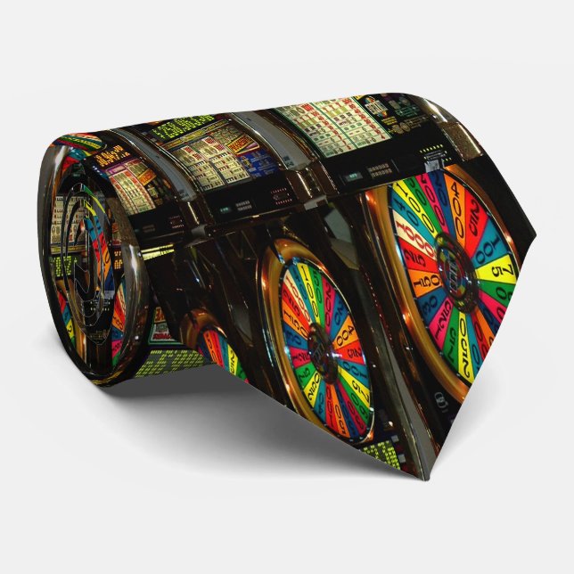 Las Vegas Slot Machine Tie (Rolled)