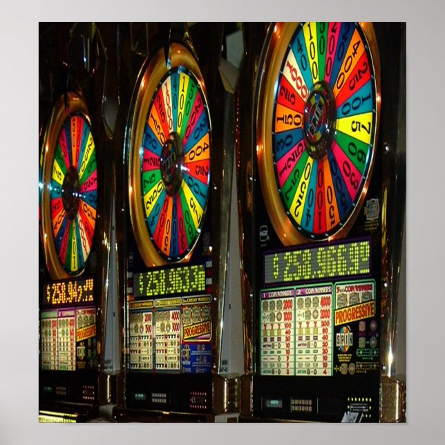 Las Vegas Slot Machines Poster (Front)