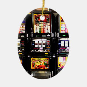 Las Vegas Slots Dream Machines Ceramic Tree Decoration