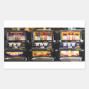 Las Vegas Slots Dream Machines Rectangular Sticker