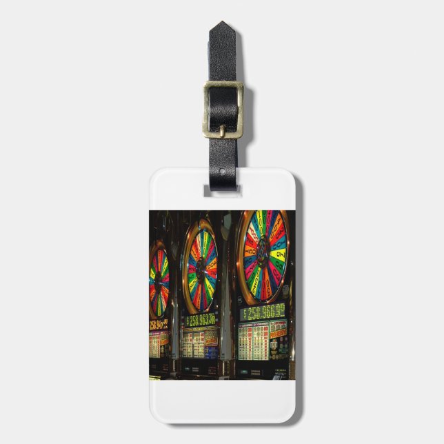 Las VEGAS-SLOTS Luggage Tag (Front Vertical)