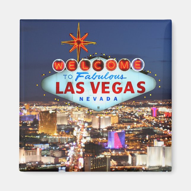 Las Vegas Souvenir Magnet (Front)