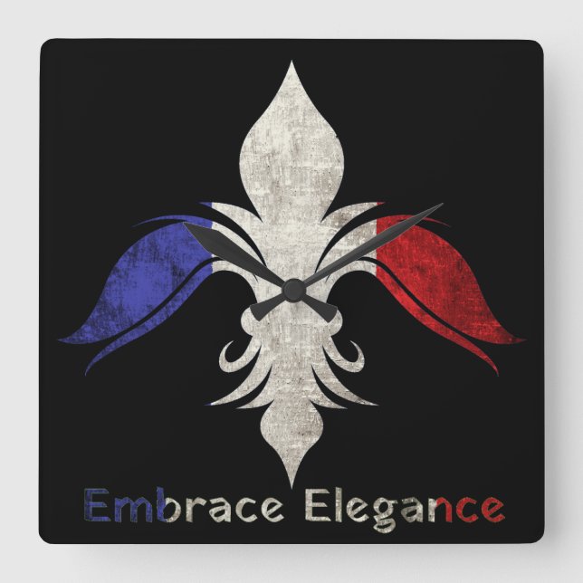 Las Vegas Square Wall Clock (Front)