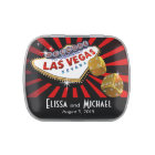 Las Vegas Starburst Wedding Favour red black gold
