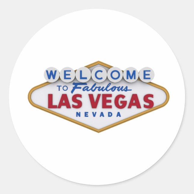 Las Vegas sticker and decal (Front)