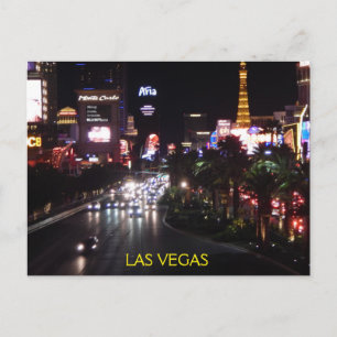 LAS VEGAS STRIP #4 POSTCARD